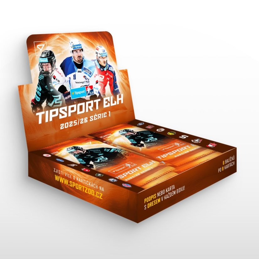 Blaster box - karty hokejowe SportZoo Tipsport ELH 2025/26 - Seria 1