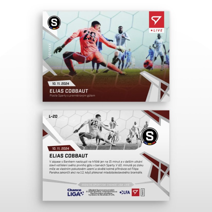 L-20 Elias Cobbaut Chance Liga 2024/25 LIVE
