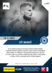 L-071 Vít Beneš FORTUNA:LIGA 2022/23 LIVE