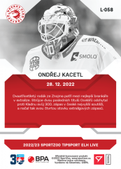 L-058 Ondřej Kacetl TELH 2022/23 LIVE