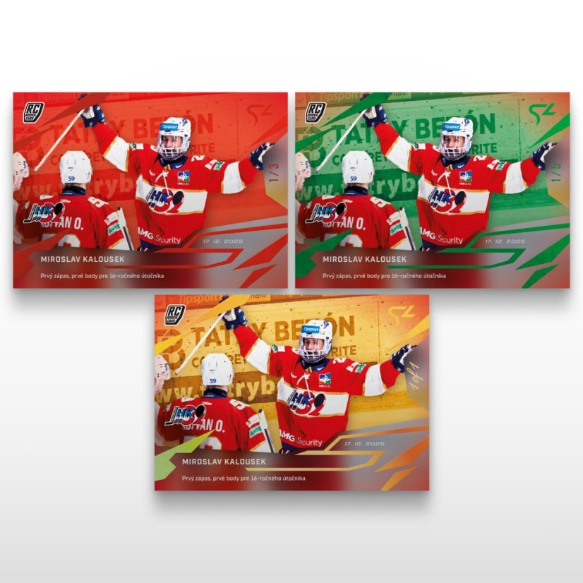 Hockey trading card L-25 MIROSLAV KALOUSEK - SportZoo Tipsport liga 2025/26 LIVE