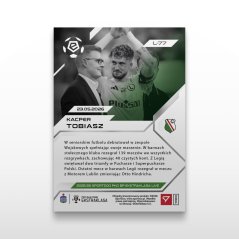 Karta piłkarska L-77 Kacper Tobiasz - SportZoo PKO BP Ekstraklasa 2025/26 LIVE