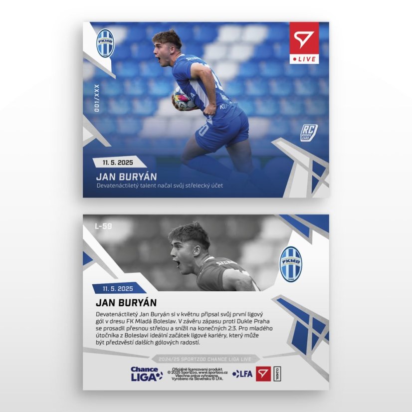 L-59 Jan Buryán Chance Liga 2024/25 LIVE