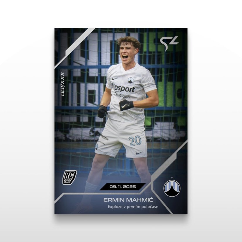 Football trading card L-19 ERMIN MAHMIĆ - SportZoo Chance Liga 2025/26 LIVE