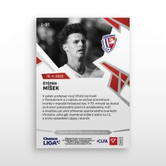 L-51 Štěpán Míšek Chance Liga 2024/25 LIVE