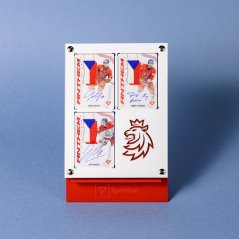 Uchwyt Hokejowy Czechy na 3 karty 180PT ze stojakiem