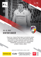 L-16 Viktor Baier FORTUNA:LIGA 2023/24 LIVE