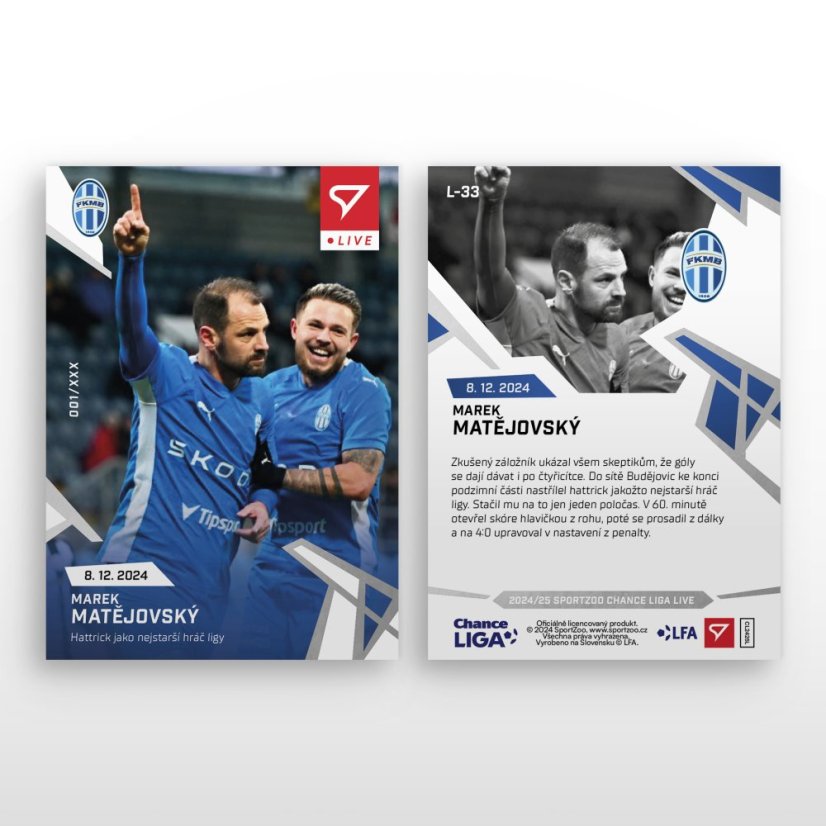 L-33 Marek Matějovský Chance Liga 2024/25 LIVE