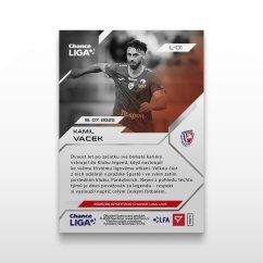 Futbalová kartička L-01 KAMIL VACEK - SportZoo Chance Liga 2025/26 LIVE