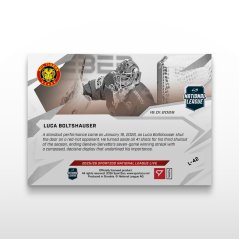 Hokejová kartička L-42 Luca Boltshauser - SportZoo National League 2025/26 LIVE