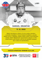 L-051 Samuel Drančák TELH 2022/23 LIVE