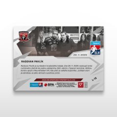 Hokejová kartička L-15 Radovan Pavlík - SportZoo Tipsport ELH 2025/26 LIVE