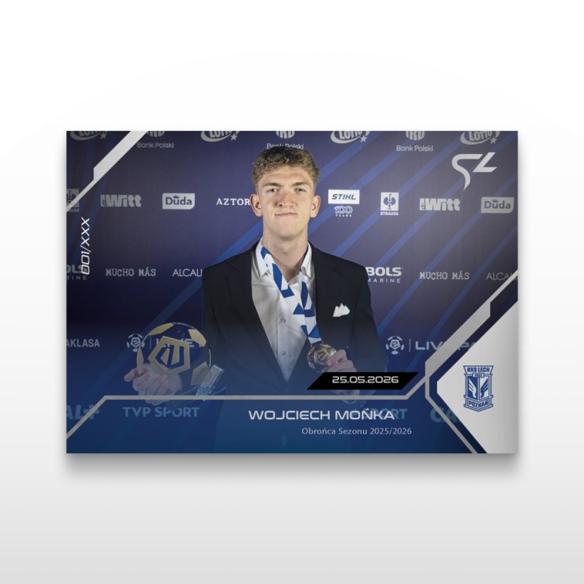 Fotbalová kartička L-83 Wojciech Mońka - SportZoo PKO BP Ekstraklasa 2025/26 LIVE