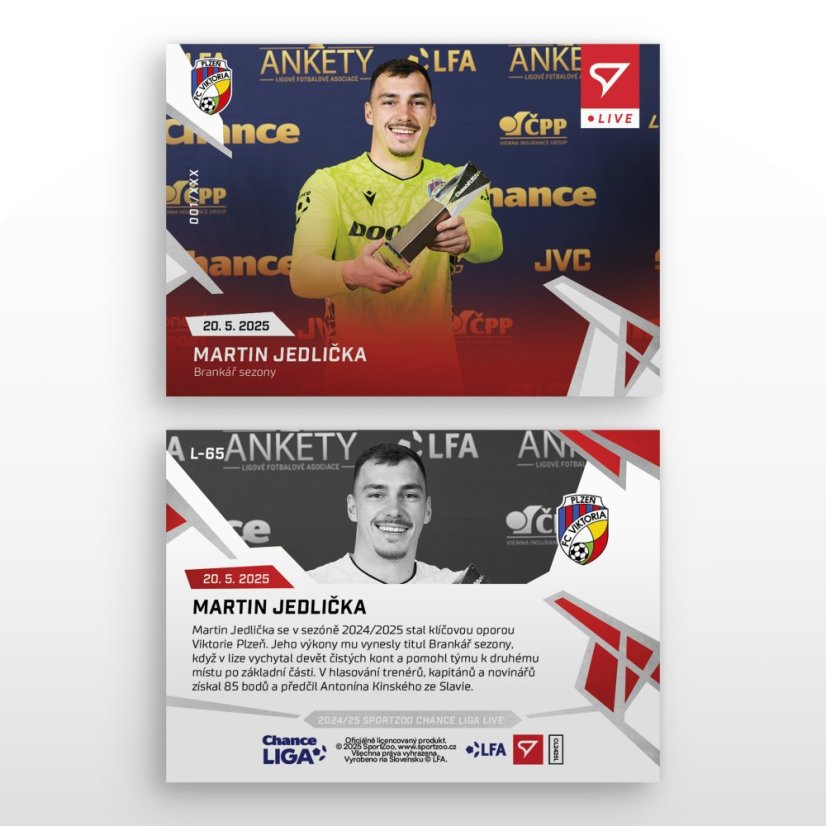 L-65 Martin Jedlička Chance Liga 2024/25 LIVE