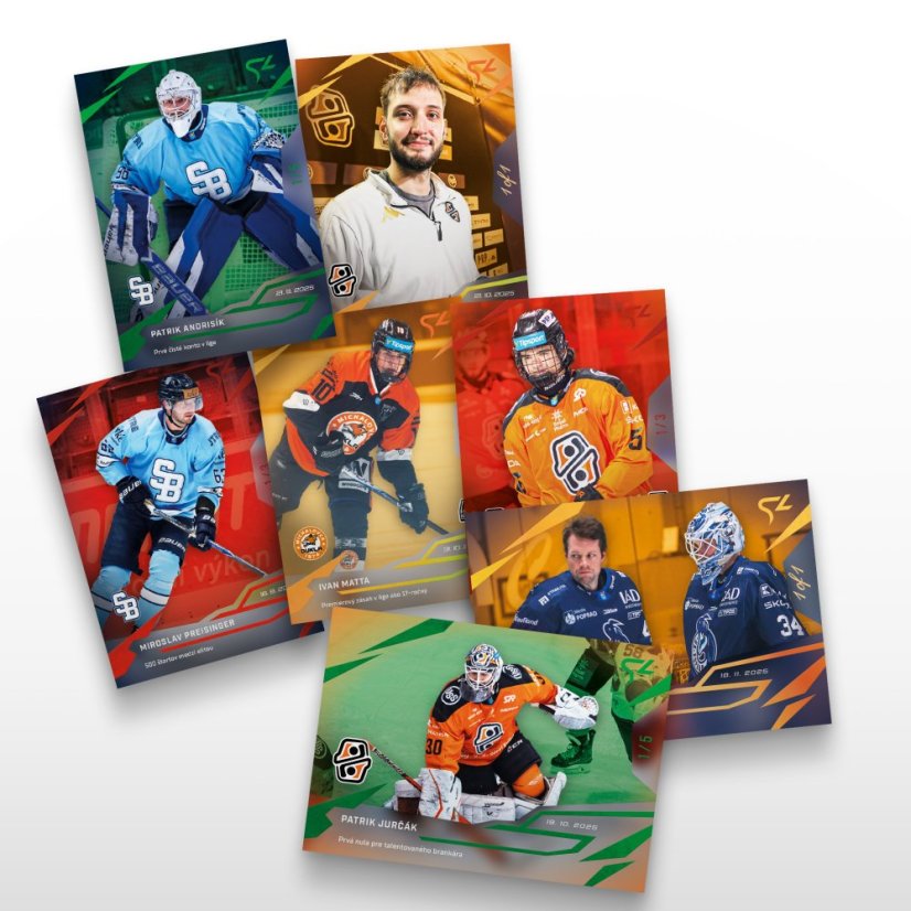 Discount bundle of 26 hockey trading cards Tipsport liga - SportZoo Tipsport liga 2025/26 LIVE