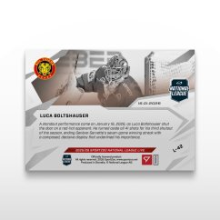 Hockey trading card L-42 Luca Boltshauser - SportZoo National League 2025/26 LIVE