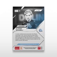 Fotbalová kartička L-40 Oliwier Madej - SportZoo Betclic 1 Liga 2025/26 LIVE