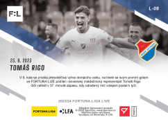 L-08 Tomáš Rigo FORTUNA:LIGA 2023/24 LIVE
