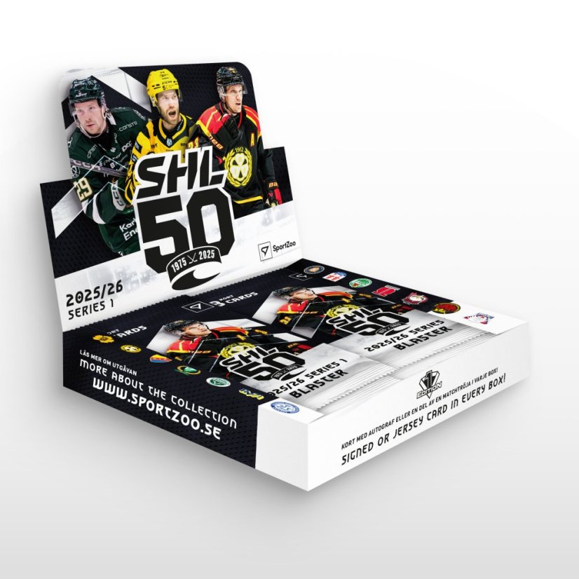 Blaster box - hokejové kartičky SportZoo SHL 2025/26 - 1. série