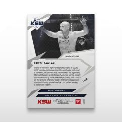 MMA-samlarkort L-12 Paweł Pawlak – SportZoo KSW 2025/26 LIVE