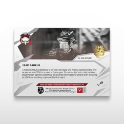 Hokejová kartička L-48 Isac Pagels - SportZoo Svenska hockeyligan 2025/26 LIVE