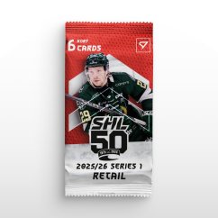 Retail balíček - hokejové kartičky SportZoo SHL 2025/26 - 1. série