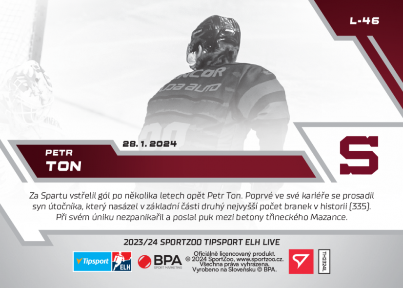 L-46 Petr Ton TELH 2023/24 LIVE