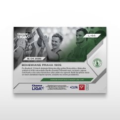 Futbalová kartička L-44 Bohemians Praha 1905 - SportZoo Chance Liga 2025/26 LIVE