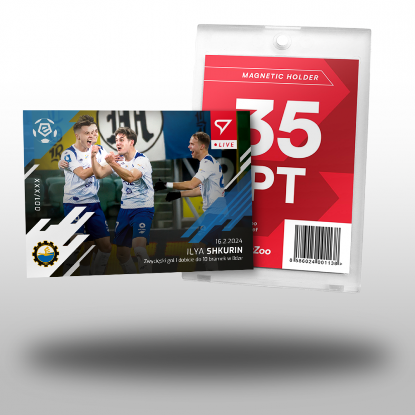 L-44 ZESTAW Ilya Shkurin PKO Bank Polski Ekstraklasa 2023/24 LIVE + UCHWYT