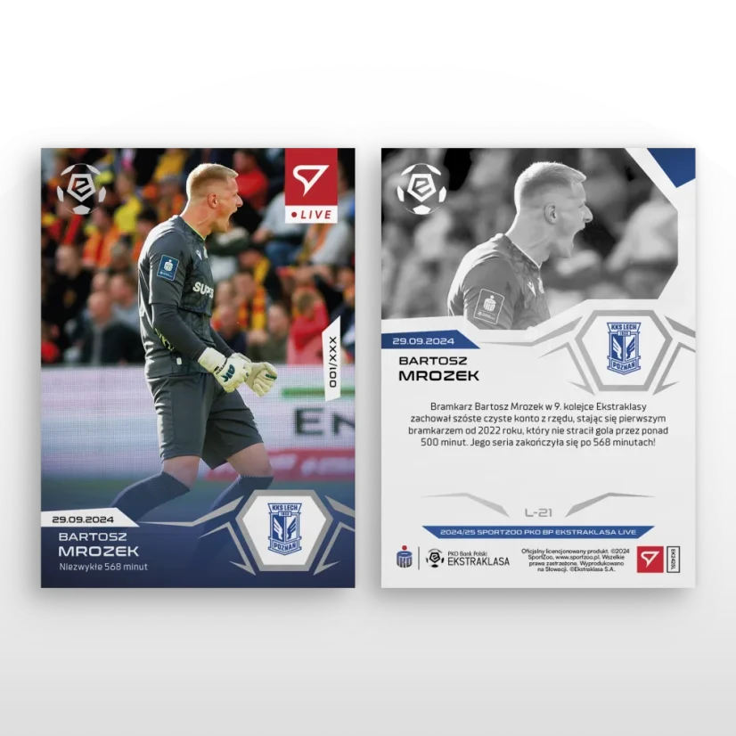 L-21 SADA Bartosz Mrozek  PKO BP Ekstraklasa 2024/25 LIVE + HOLDER