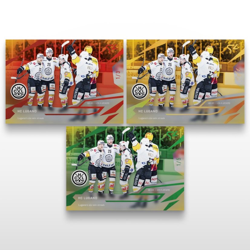 Hokejová kartička L-12 HC Lugano - SportZoo National League 2025/26 LIVE