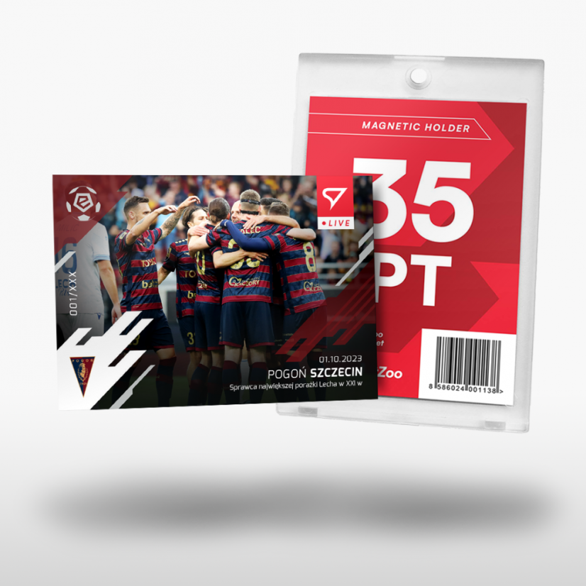 L-18 ZESTAW Pogoń Szczecin PKO Bank Polski Ekstraklasa 2023/24 LIVE + UCHWYT