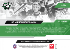 L-024 HC Mikron Nové Zámky TEL 2022/23 LIVE