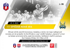 L-37 HK Spišská Nová Ves TEL 2023/24 LIVE