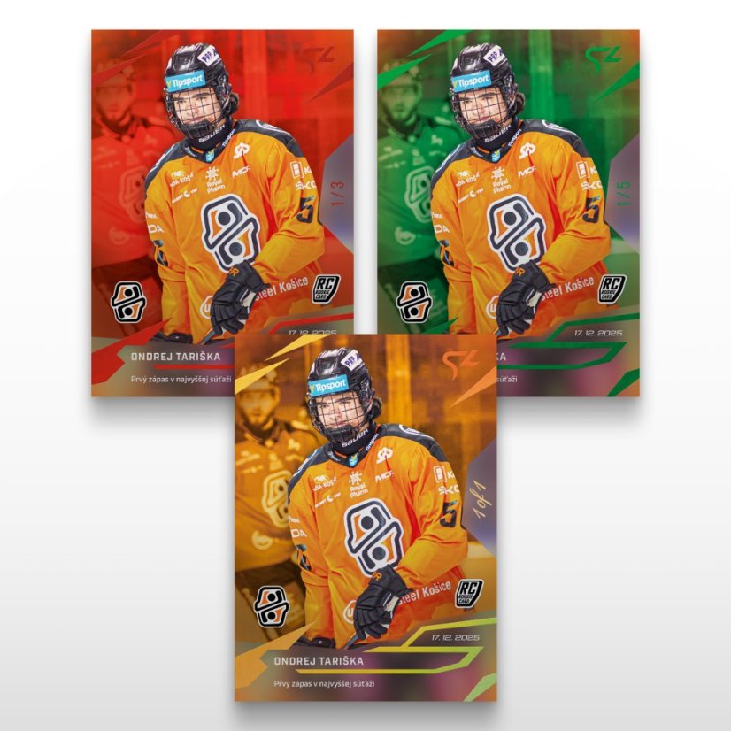 Hockey trading card L-23 ONDREJ TARIŠKA - SportZoo Tipsport liga 2025/26 LIVE