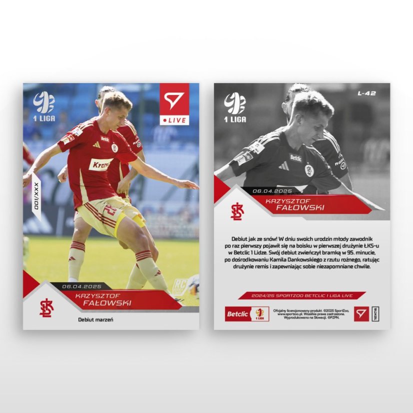 L-42 Krzysztof Fałowski Betclic 1 Liga 2024/25 LIVE