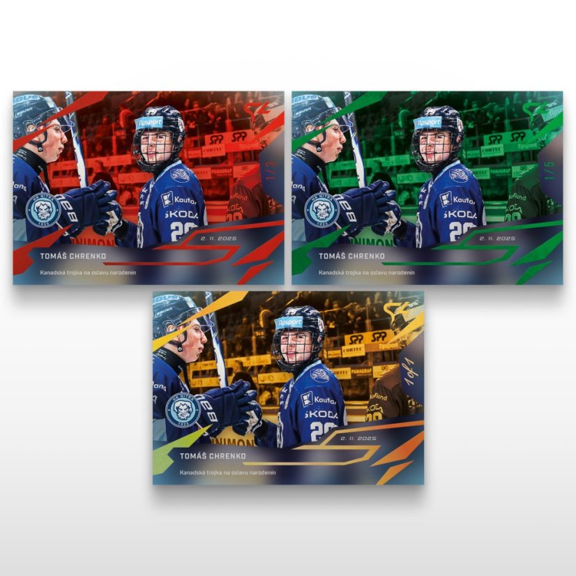 Hockey trading card L-14 TOMÁŠ CHRENKO - SportZoo Tipsport liga 2025/26 LIVE