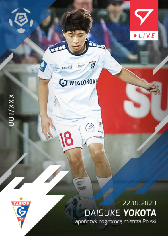 L-22 Daisuke Yokota PKO Bank Polski Ekstraklasa 2023/24 LIVE