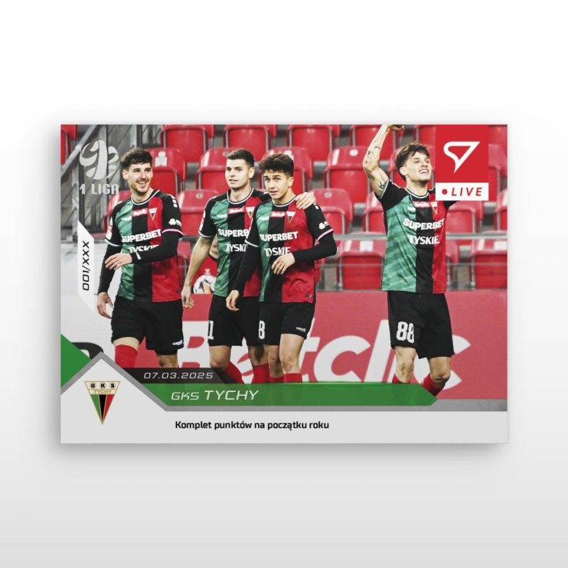 L-37 SADA GKS Tychy Betclic 1 Liga 2024/25 LIVE + HOLDER