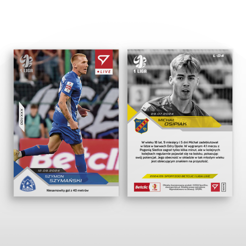 L- 07 Szymon Szymański Betclic 1 Liga 2024/25 LIVE