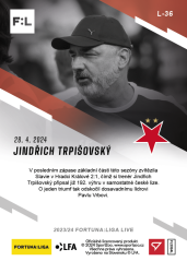 L-36 Jindřich Trpišovský FORTUNA:LIGA 2023/24 LIVE