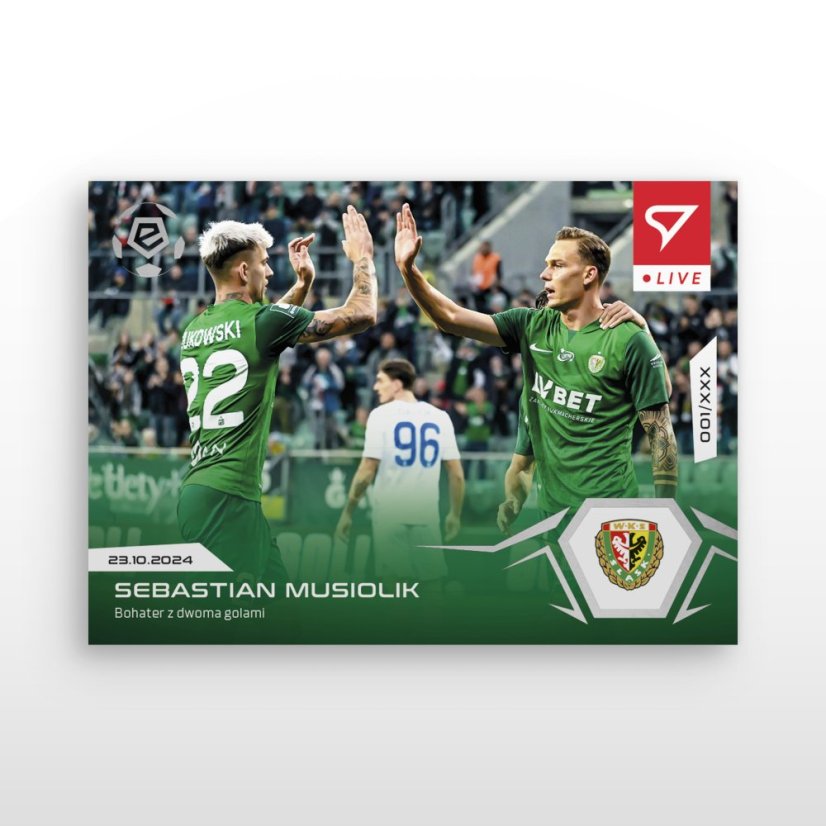 L-26 SADA Sebastian Musiolik PKO BP Ekstraklasa 2024/25 LIVE + HOLDER
