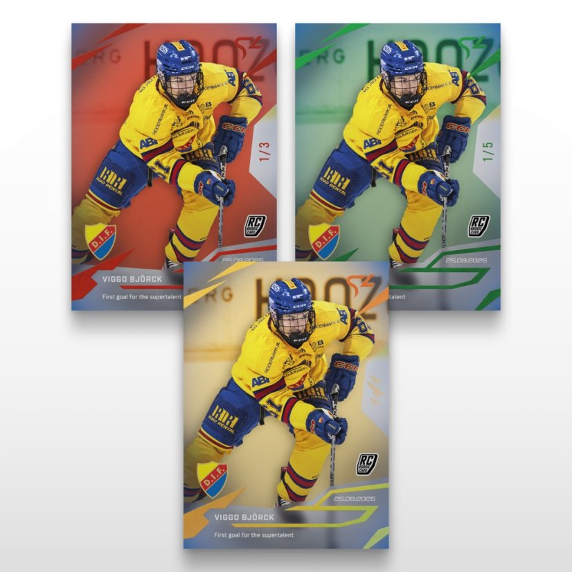 Hokejová kartička L-05 Viggo Björck - SportZoo Svenska hockeyligan 2025/26 LIVE