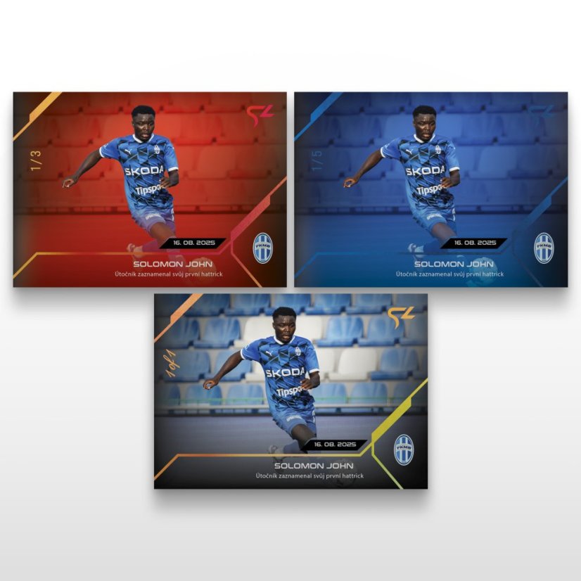 Football trading card L-07 SOLOMON JOHN - SportZoo Chance Liga 2025/26 LIVE