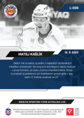 L-006 Matej Kašlík TEL 2022/23 LIVE