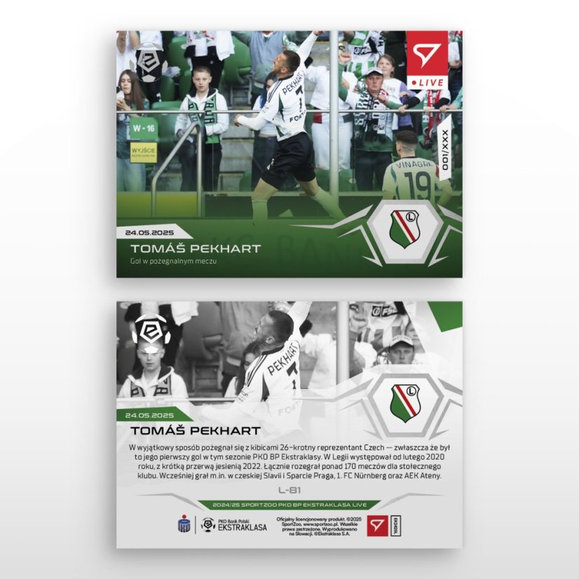L-81 Tomáš Pekhart PKO BP Ekstraklasa 2024/25 LIVE