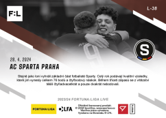 L-38 AC Sparta Praha FORTUNA:LIGA 2023/24 LIVE