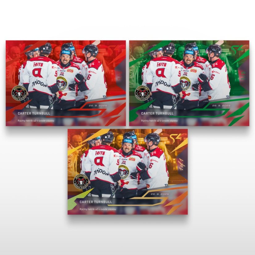 Hockey trading card L-06 CARTER TURNBULL - SportZoo Tipsport liga 2025/26 LIVE