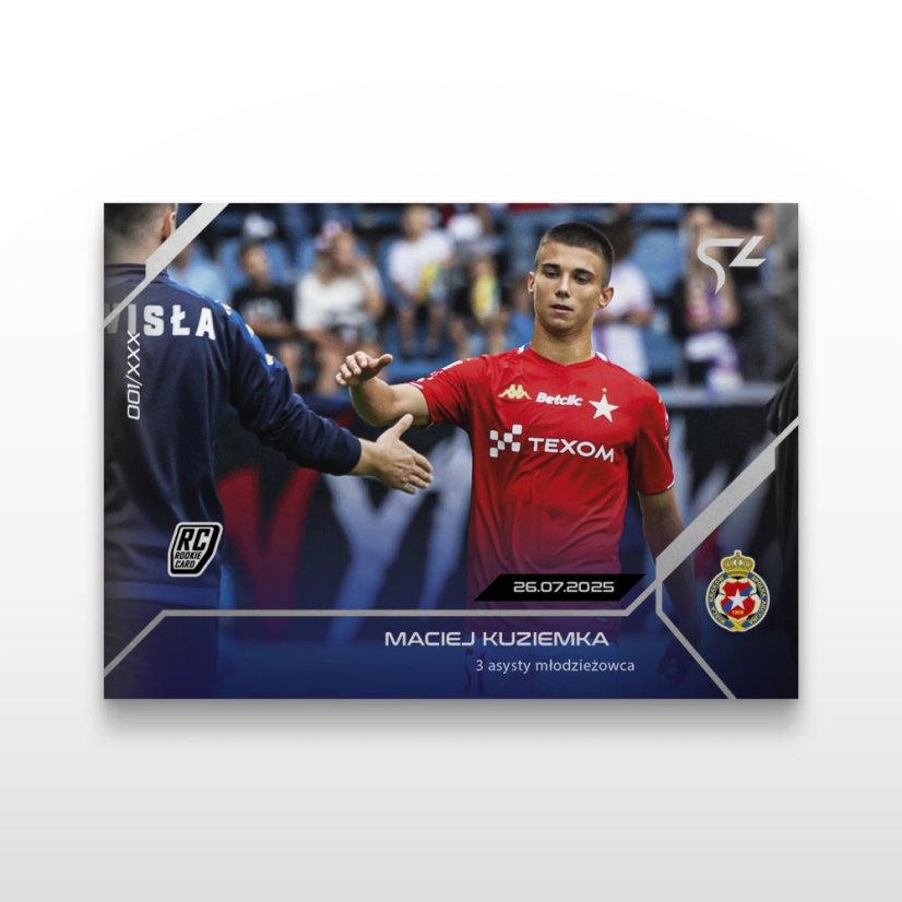 Karta piłkarska L-06 Maciej Kuziemka - SportZoo Betclic 1 Liga 2025/26 LIVE