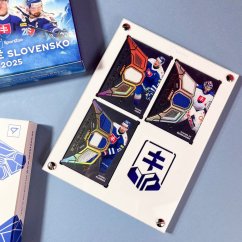 Holder Hokejové Slovensko na 3 kartičky 180PT so stojanom